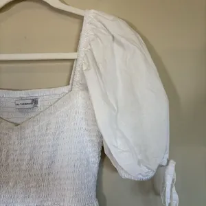Faithfull The‎ Brand Lithana Midi Dress White Poplin Size US 4 Small thumbnail 4
