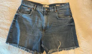 ZARA Denim Bermuda Shorts The 90s thumbnail 1