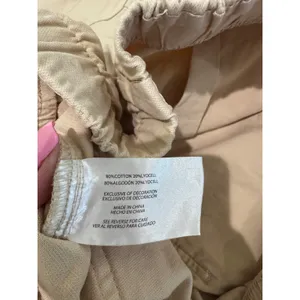 GAP Cargo Pants Womens Large Khaki Tan Elastic Waist Cotton Lyocell‎ Minimalist thumbnail 8