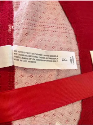 Auden Pajamas 2 Piece Red Size XXL thumbnail 4