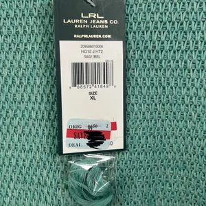 Lauren Ralph Lauren Sage Green Open Knit Cotton Boat Neck Sweater XL NWT thumbnail 5