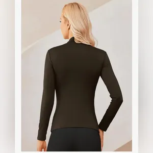 NEW Mock Mockneck Lightweight Base Layer Slim Fit Long Sleeve Shirt Top S thumbnail 5