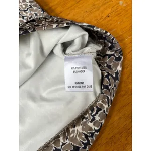 Tyler Boe Kim Faux Suede Dress Multi Animal Print‎ Midi Pockets Casual, Size S thumbnail 12