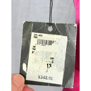 Nanette Lepore Pink Sleeveless‎ V Neck Cocktail Dress Date Night Office Siren 8 thumbnail 4