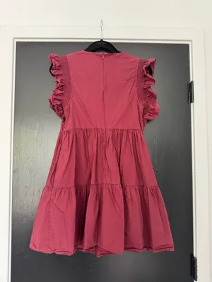 The Impeccable Pig Maroon Mini Dress thumbnail 2