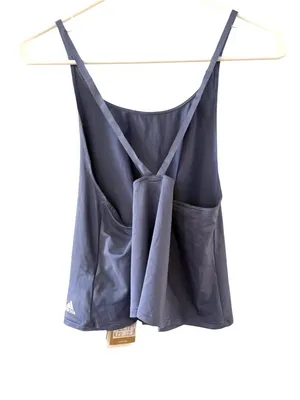 adidas Yoga top with back strap detail in Lavender thumbnail 6