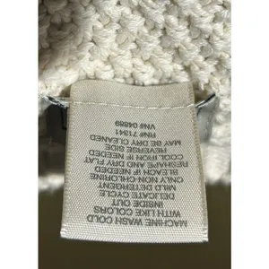 L L Bean Chunky Cable Knit Sweater Cream 3 Button Shoulder Cozycore Size Med. thumbnail 10