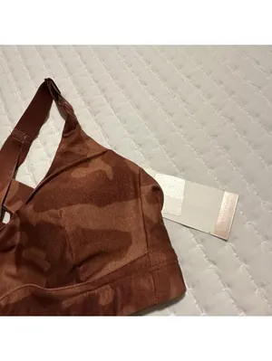 Calia Sports Bra XS Brown Camo Camouflage Women’s NWT thumbnail 4