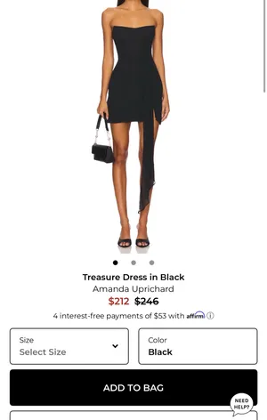 Amanda Uprichard Dress Mini thumbnail 5