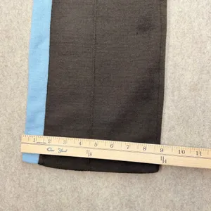 Drakkar Warmup Vintage Brown Blue Stripe‎ Knit Track Pants Womens Small Retro thumbnail 7