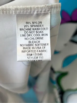 Jude Connally Sleeveless Sheath Mini Dress Blue White Purple Abstract Floral thumbnail 6