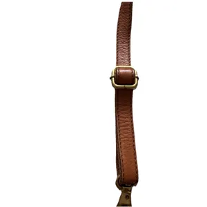 Fossil Issue 54 Brown Leather Messenger Bag‎ Crossbody Charm Satchel Chain Purse thumbnail 5