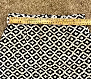 || Black and white print mini skirt thumbnail 7