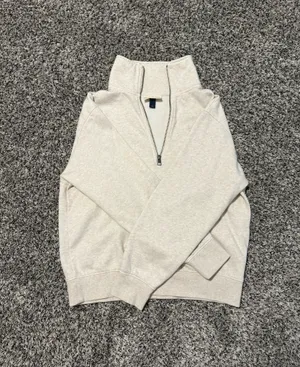 Cream Quarter-Zip Target thumbnail 2