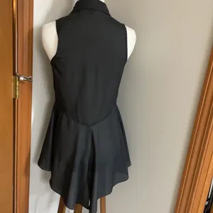 Guess sheer sleeveless blouse sequined collar thumbnail 7