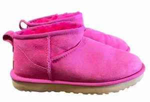 UGG Classic Ultra Mini Boot Pink Women's Size 7 thumbnail 1