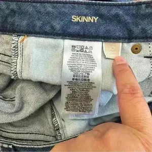 Michael Kors Skinny Blue Jeans Size 10‎ Stretch Women thumbnail 10