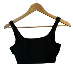 MADEWELL Black Stretch Knit Elastic Band Sports Bra - Size Small thumbnail 2