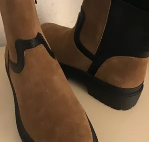 Lucky Brand women chestnut brown suede Eabile boots US 10 Euro 42 thumbnail 1