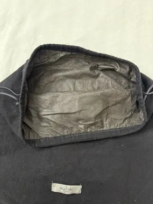 Valentino Garavani Large Black Dust Bag Drawstring Designer Storage Italy thumbnail 2