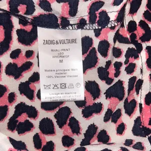 Zadig & Voltaire Rivali Print Leo White and Purple Leopard Mini‎ Dress Size Med thumbnail 8