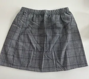 Checkered Skirt Gray Size L thumbnail 1