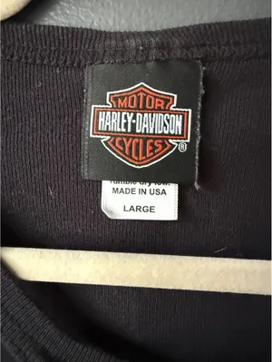Harley-Davidson Sturgis 2007 Black T-Shirt with Decorative Rings thumbnail 3