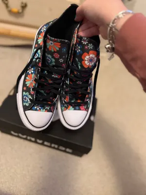 Converse floral print platform high top  thumbnail 7
