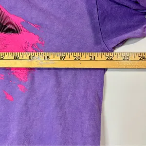 Red Hot Chili Peppers Unisex Smeared Lipstick Graphic T-Shirt Purple Size XL New thumbnail 6