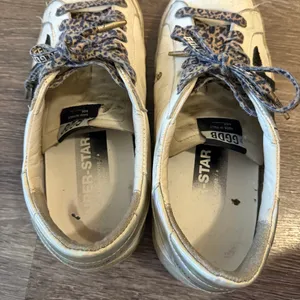 Golden Goose Superstar Mirror Heel with Black Star and Cheetah Laces thumbnail 7