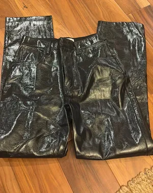 Abercrombie Leather Pants Straight thumbnail 1
