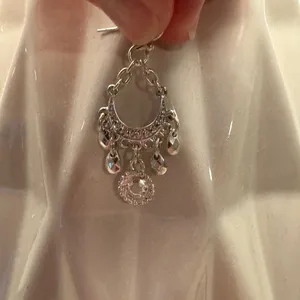 Elegant Silver Dangle Earrings‎ Silver thumbnail 3