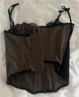 Urban Outfitters Black Corset Out From Under Lace thumbnail 2