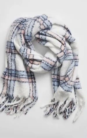 Gap Plaid Flannel Jacket and Scarf Duo thumbnail 1