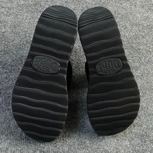 HEY DUDE DELRAY SLIDE CLASSIC BLACK PLATFORM SLIP ON SANDALS thumbnail 5
