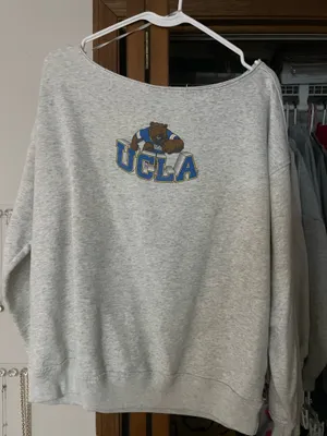 UCLA Hollister Off-The-Shoulder Sweatshirt thumbnail 1