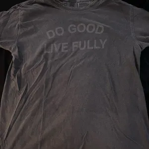 Comfort Colors Gray Short Sleeve Tee Do Good Live Fully thumbnail 1