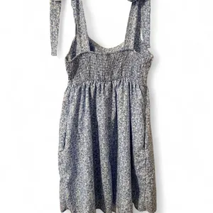 Altar'd State Blue Floral Tie-Strap Mini Dress Sz M thumbnail 2