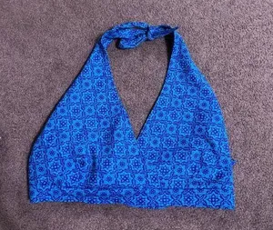 Ralph Lauren Tie Back Halter Bralette Top thumbnail 1