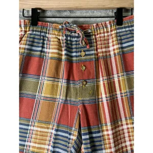 The Territory Ahead Plaid Cotton Pull On Pants Medium Academia Preppy Grunge thumbnail 2