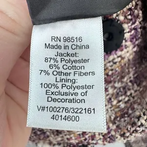 Coldwater Creek Size 16 Tweed Jacket Classic‎ Career Feminine Academia Fall thumbnail 3
