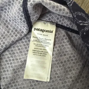 Patagonia Capilene‎ Midweight Crew Women's Small Artic Ox Geo Blue Baselayer Top thumbnail 10