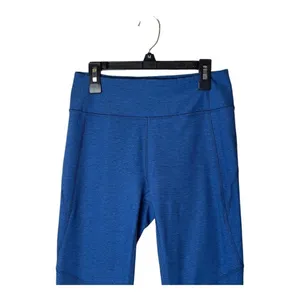 Outdoor Voices‎ Blue Wide Waistband High Rise Cropped Athletic Leggings Size S thumbnail 3