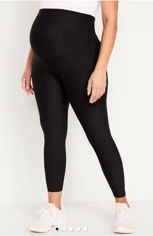Old Navy Maternity Leggings Black thumbnail 1
