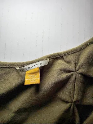 Anthropologie Embellished Olive Green Tank Size large thumbnail 4