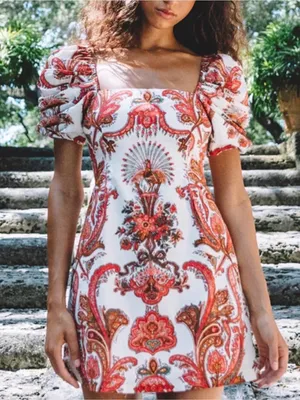 CARA CARA Kelly Dress - Peacock Coral thumbnail 1