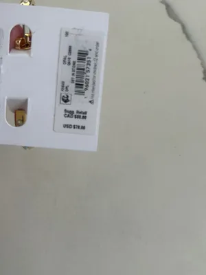 Kate Spade Gold Opal Hoop Earrings New thumbnail 4