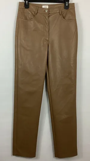 Wilfred Aritzia The Melina Pant Faux Leather Size 8 thumbnail 1