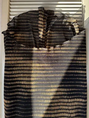 Vintage Y2K Charlotte Russe Black and Gold Sleeveless Cowl Neck Dress XS 90s thumbnail 3