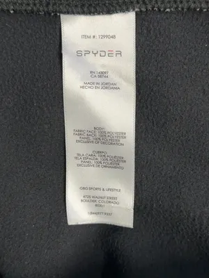 Spyder Women’s XL Gray Black Quarter Zip Pullover Sweater Athletic Top thumbnail 13
